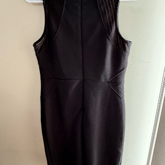 Black Sleeveless Sheath Mini Dress - Picture 3 of 6